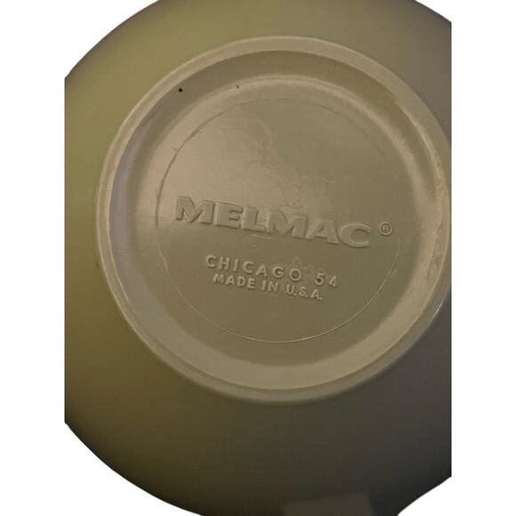 Vintage Melmac green creamer & sugar - Picture 5 of 5